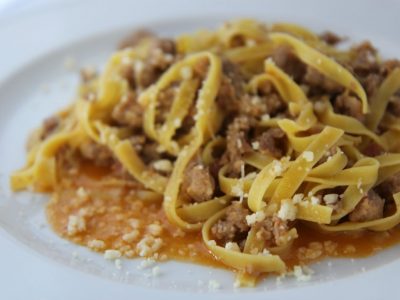 trattoria parma - tagliatelle del norcino